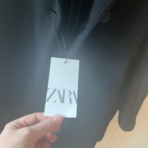 NWT Zara Belted Soft Hooded Coat - Picture 4 of 14